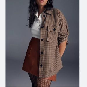 NWOT Anthro Oversized Shacket